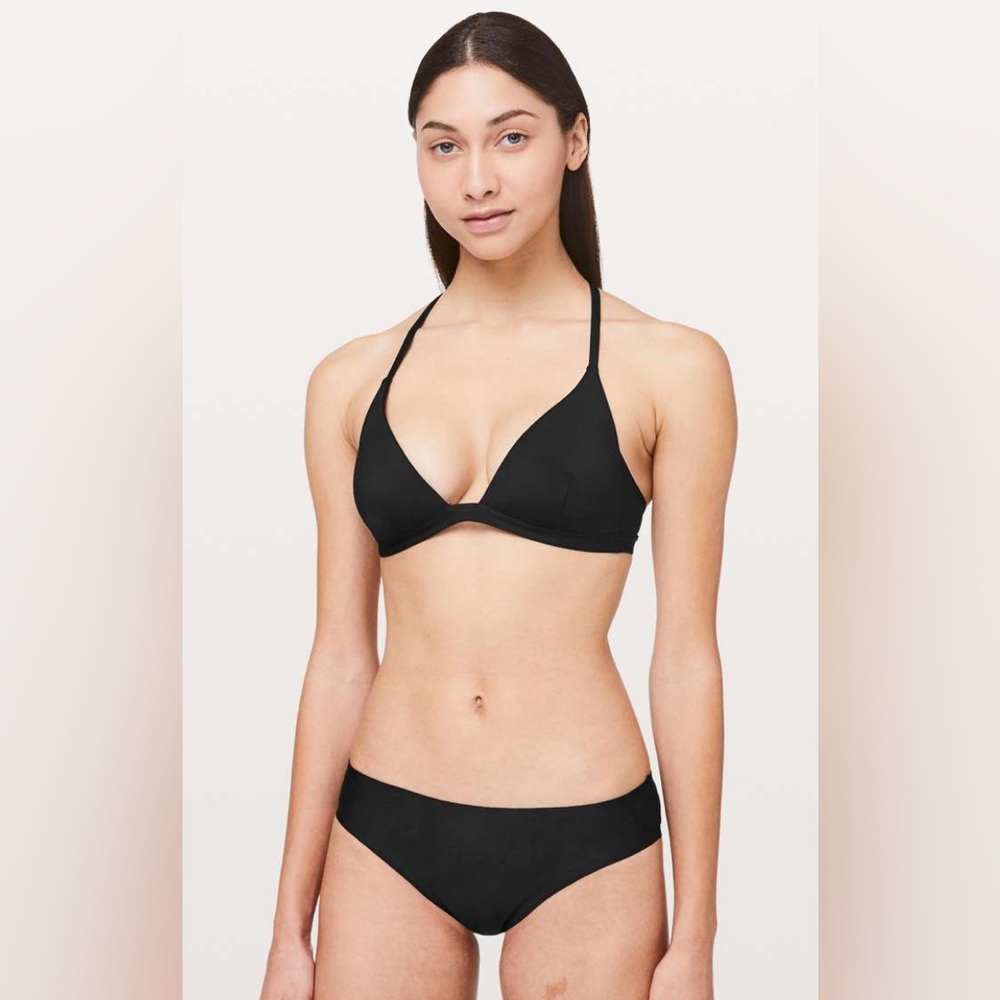 lululemon athletica Black Triangle Bikini Top